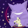 Gengar and mimikyu - Pokemon