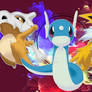 Cubone, Dratini and Jolteon - Pokemon