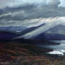 Beinn Damph, scottish landscape painting