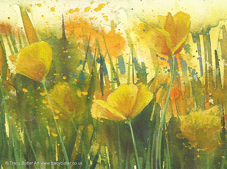 Yellow Poppies