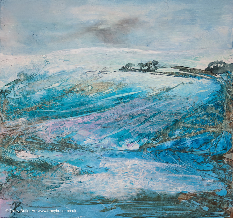 Snowy Hills by tracybutlerart Snowy Hills by tracybutlerart