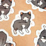 munch cat stickers