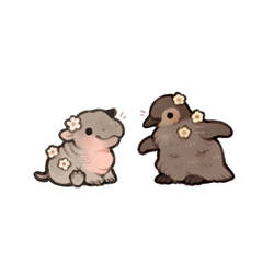 lil baby hippo and penguin