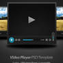 Video Player PSD Template