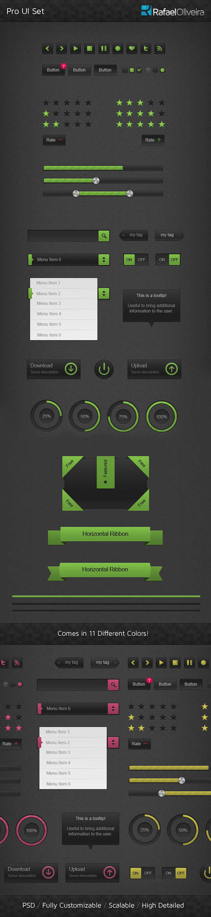 Deviantart Ui Pro UI Set by Rafael-Olivra on DeviantArt