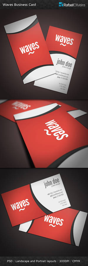 Waves Business Card