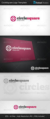 CircleSquare Logo Template