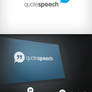 Quote Speech Logo template