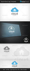 Cloud House Logo Template