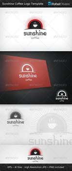 Sunshine Coffee Logo Template