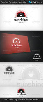Sunshine Coffee Logo Template by Rafael-Olivra