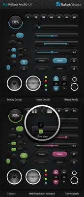 Pro Retina Audio UI