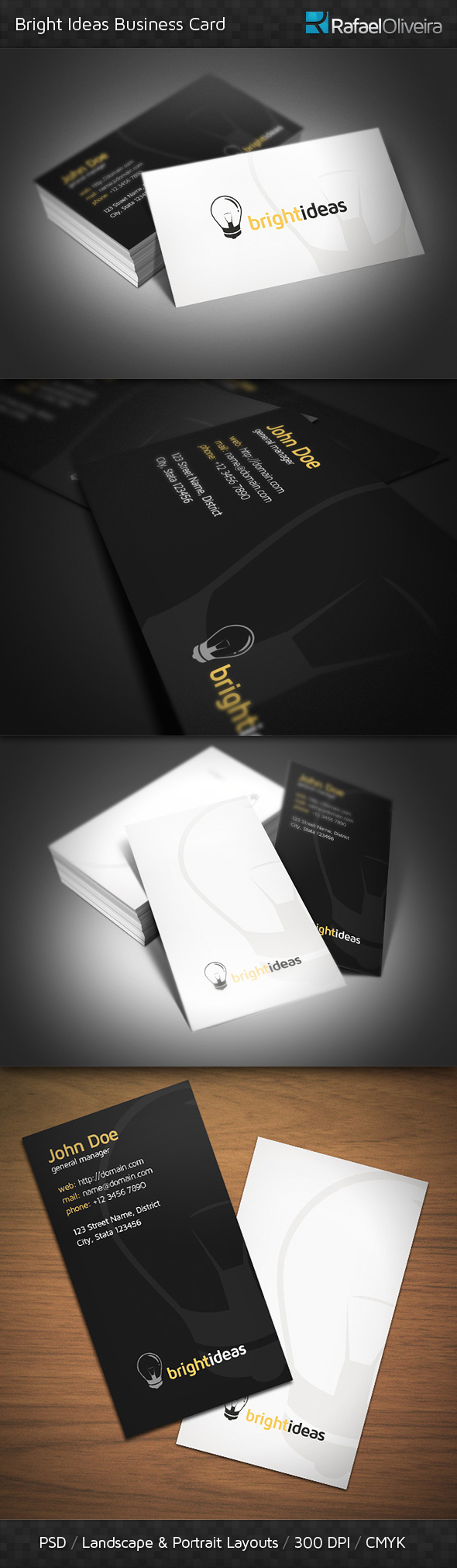 Bright Ideas Business Card