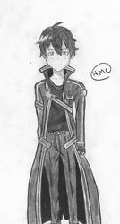 Kirito SAO Drawing for Future Mangaka