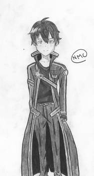 Kirito SAO Drawing for Future Mangaka