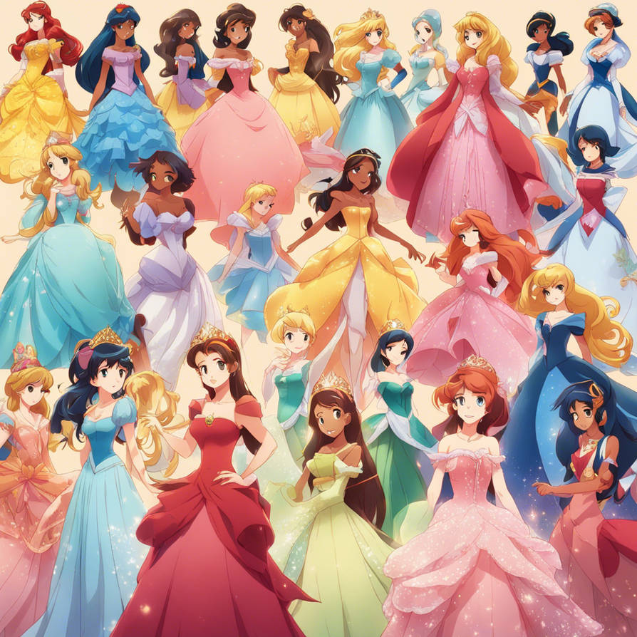 Diseny Infitinity Princesses Disney Princess by CatoKa3yma on DeviantArt