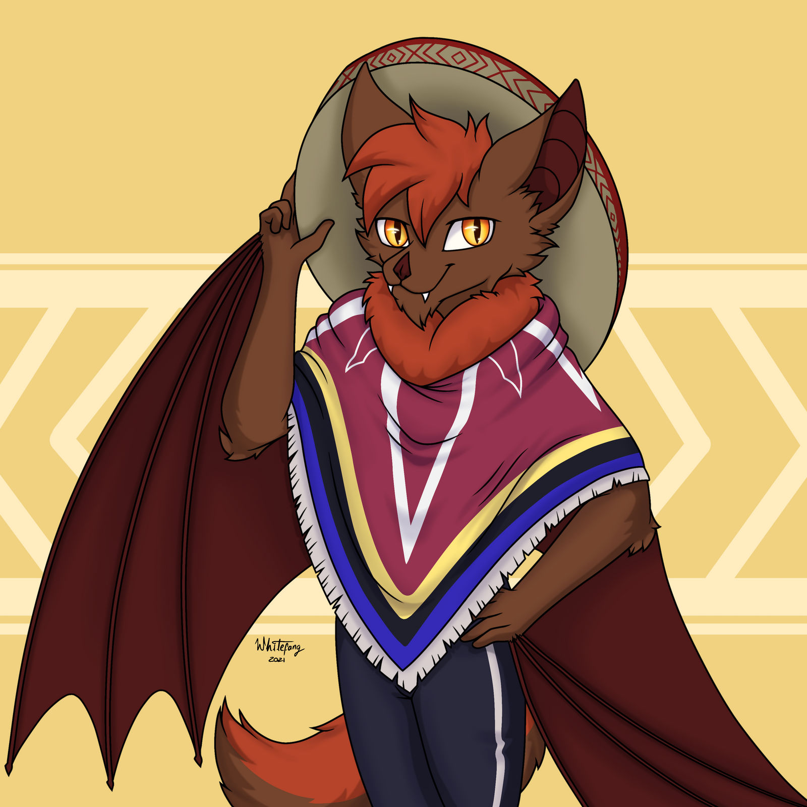 Poncho Bat by ZackWhitefang on DeviantArt