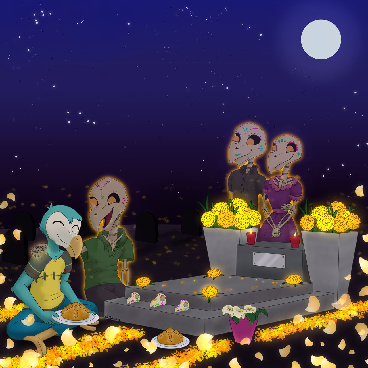 Dodo Pfp Dodo Dia de Muertos by ZackWhitefang on DeviantArt