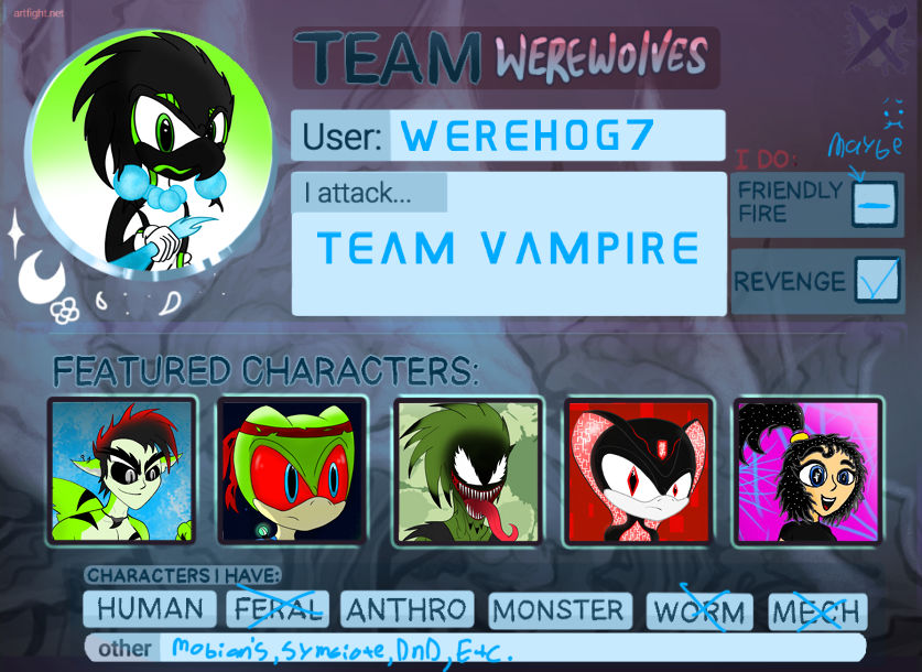 Art Fight Template by werehog7 on DeviantArt