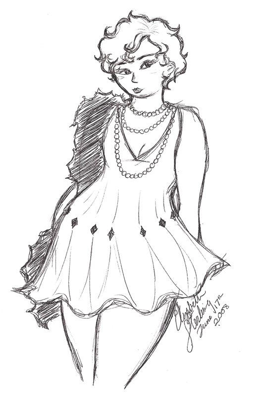 The Flapper by VintageArtMistress on DeviantArt