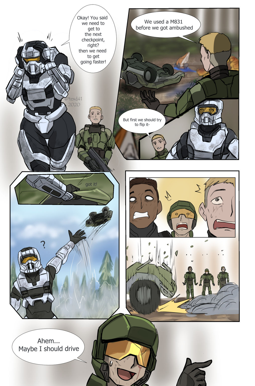 Halo SoS: CH1 Page9 by TexD41 on DeviantArt Halo SoS: CH1 Page9 by TexD41 on DeviantArt