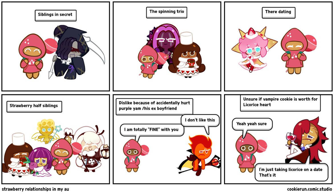 My cookie run au relationship with strawberry by bonuibgg776 on DeviantArt