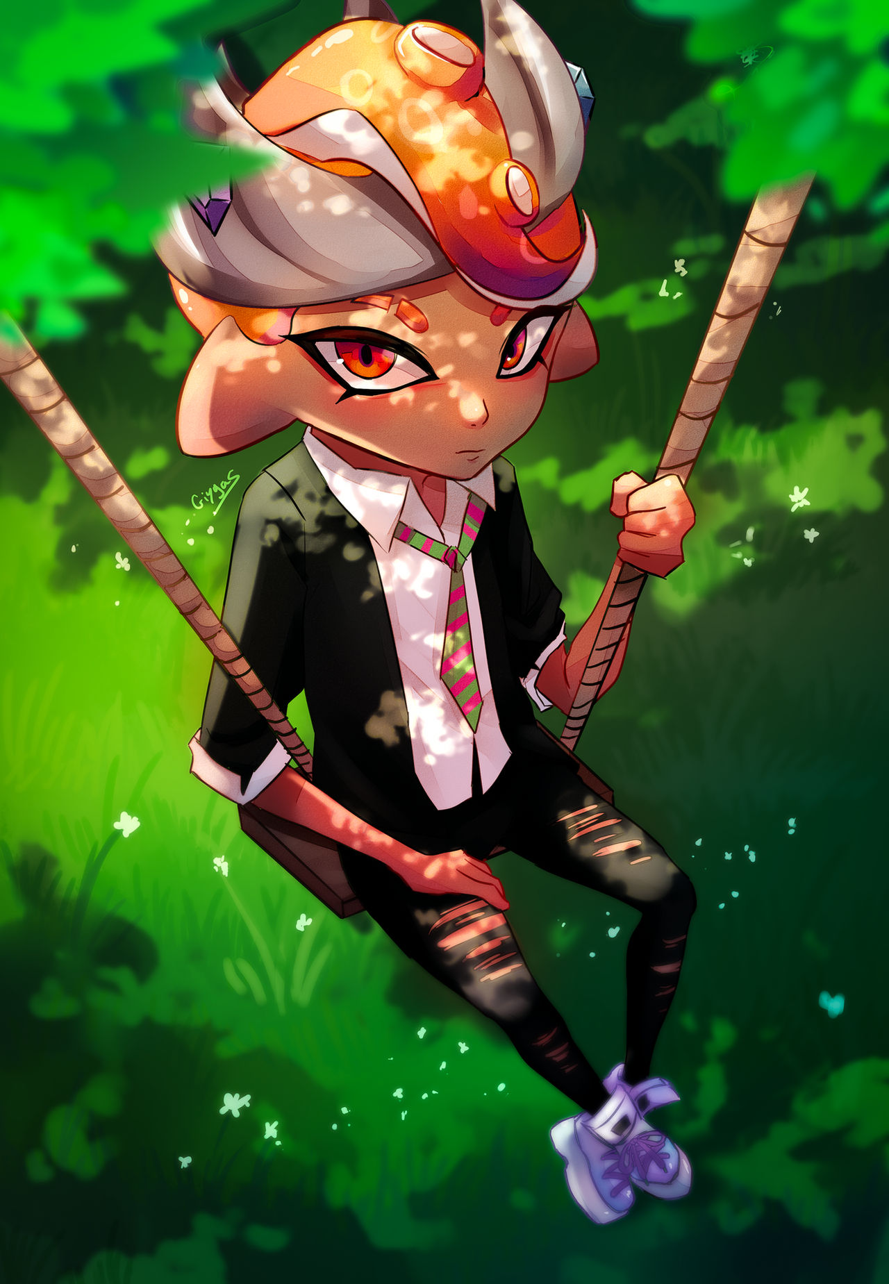 Octoling Strands My friend's octoling by GiygasWashere on DeviantArt