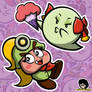 Goombella and Lady Bow