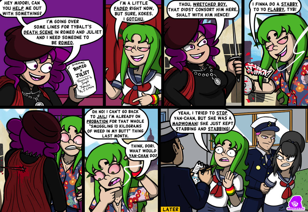 Dank Midori 207 Drama Practice By TheCittiverse On DeviantArt dank-midori-207-drama-practice-by-thecittiverse-on-deviantart