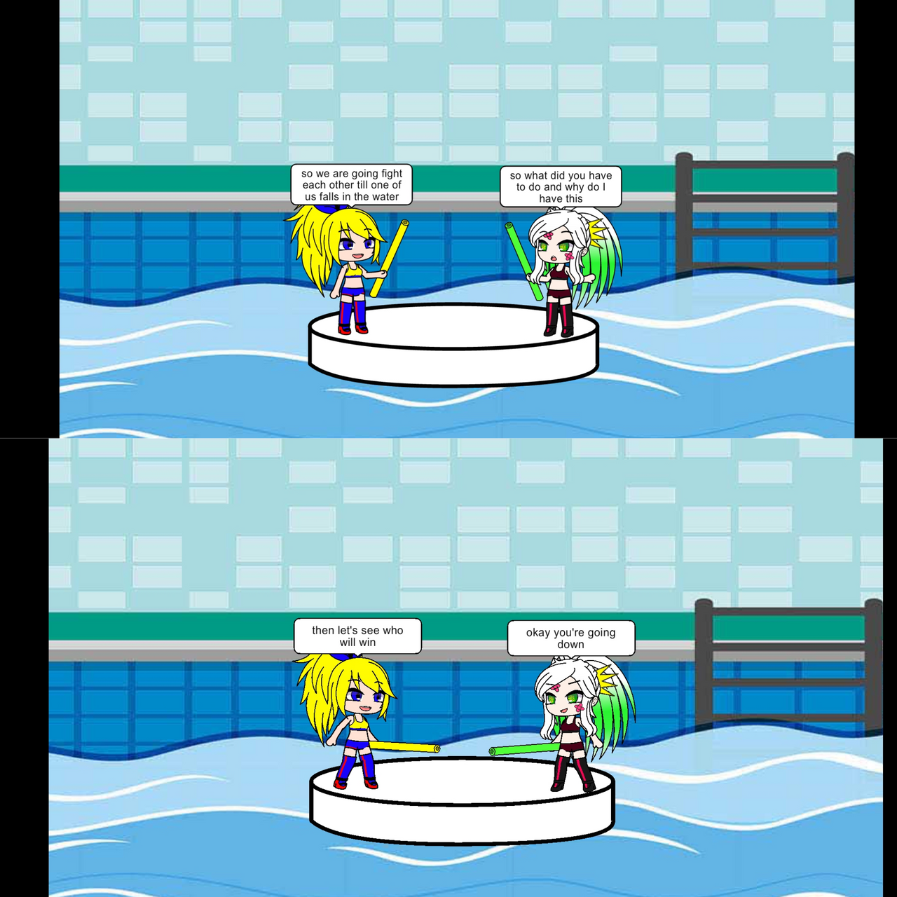 Pool battle part 1 by CarlosM446 on DeviantArt