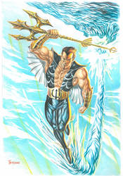 Namor Gouache Art