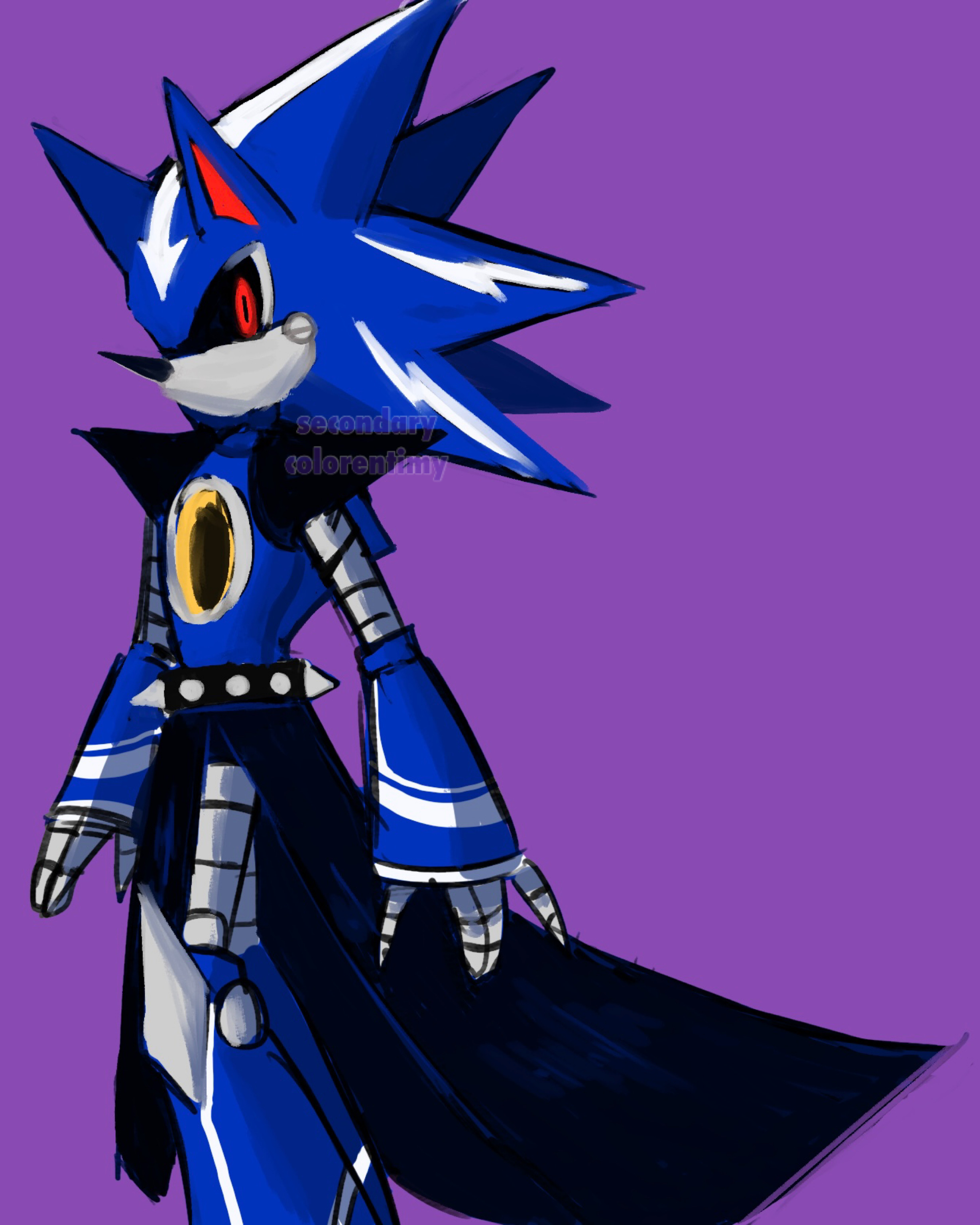 neo metal sonic  Sonic, Sonic and shadow, Sonic fan art