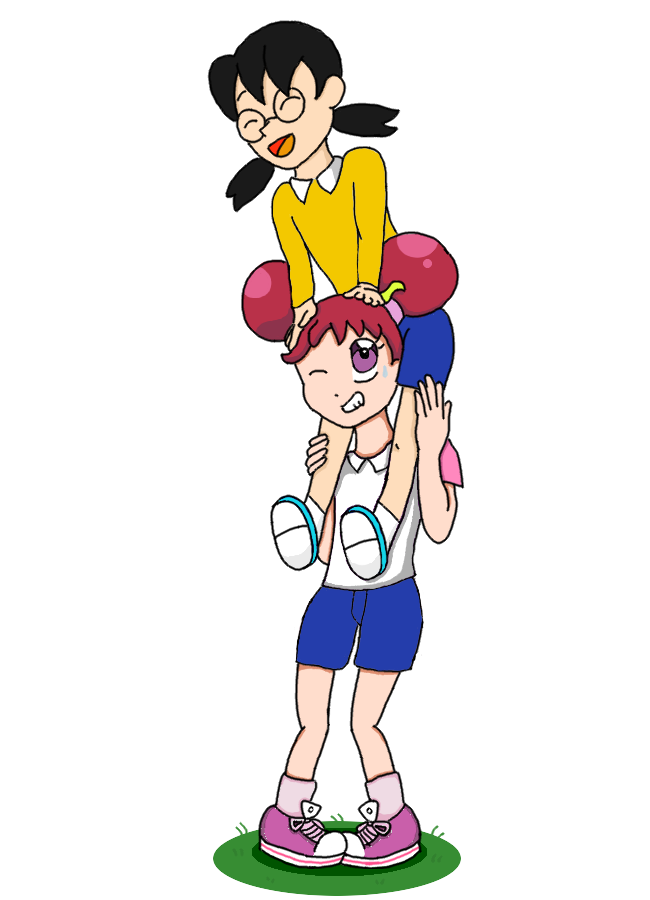 Shoulder Ride Request by VampireQueenEffeffia on DeviantArt