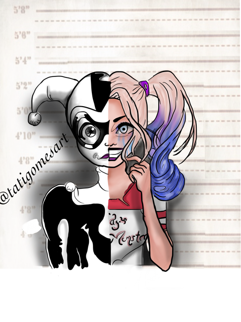 Arlequina By Tatigomesart On Deviantart Arlequina By Tatigomesart On Deviantart