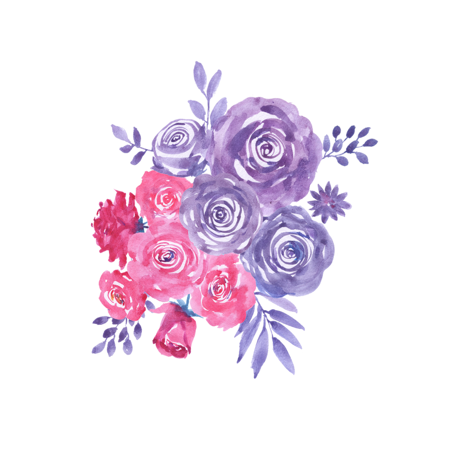 Download Lovely Rose Watercolor Floral Clipart Png By Gogivofineart On Deviantart