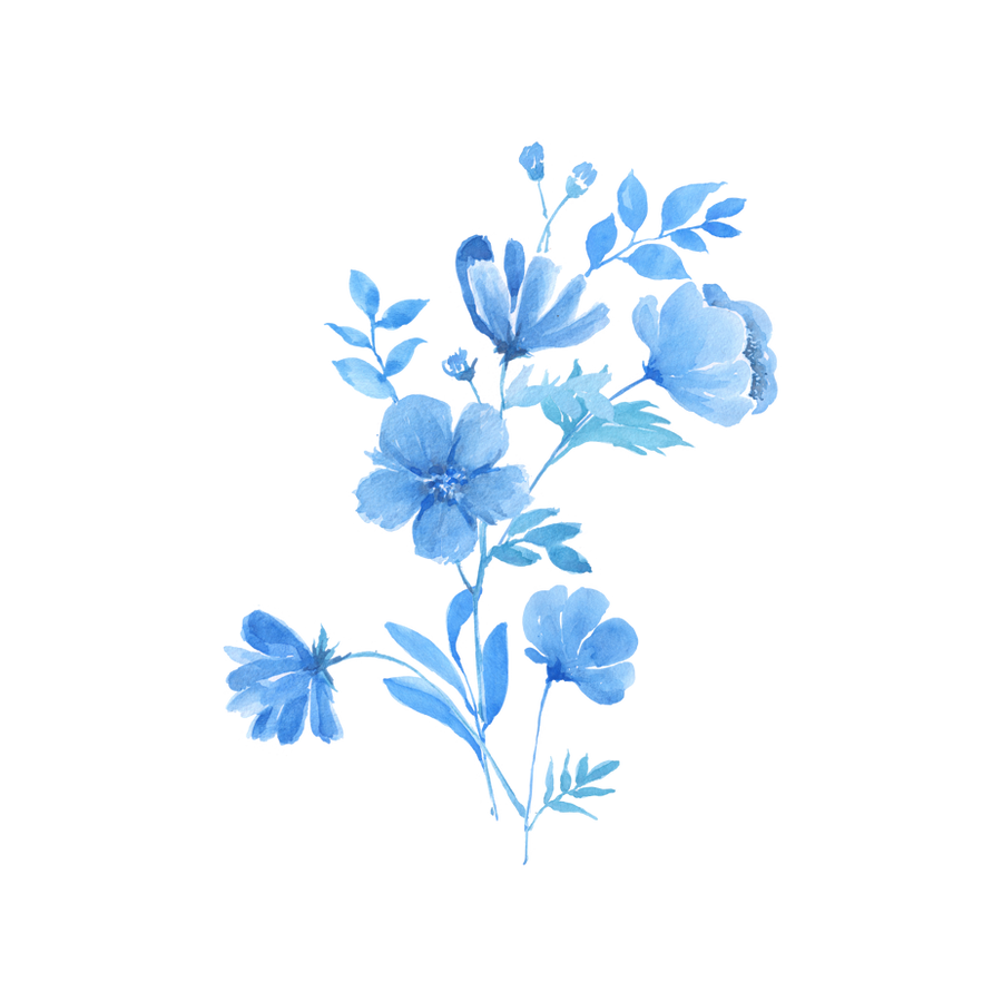 Blue Watercolor Flower Clipart By Gogivofineart On Deviantart Blue Watercolor Flower Clipart By Gogivofineart On Deviantart