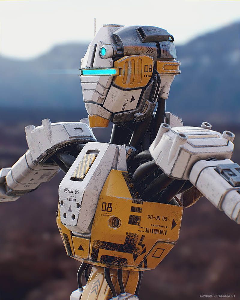 worker bot by DavidAguero on DeviantArt