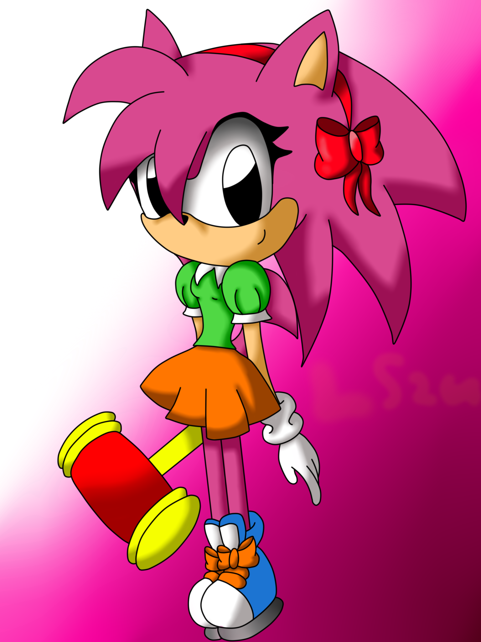 Amy Deviantart Classic Amy Rose Deviantart