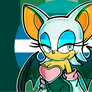 [Pride Icons] Emeraldgender Aliquis Rouge the Bat