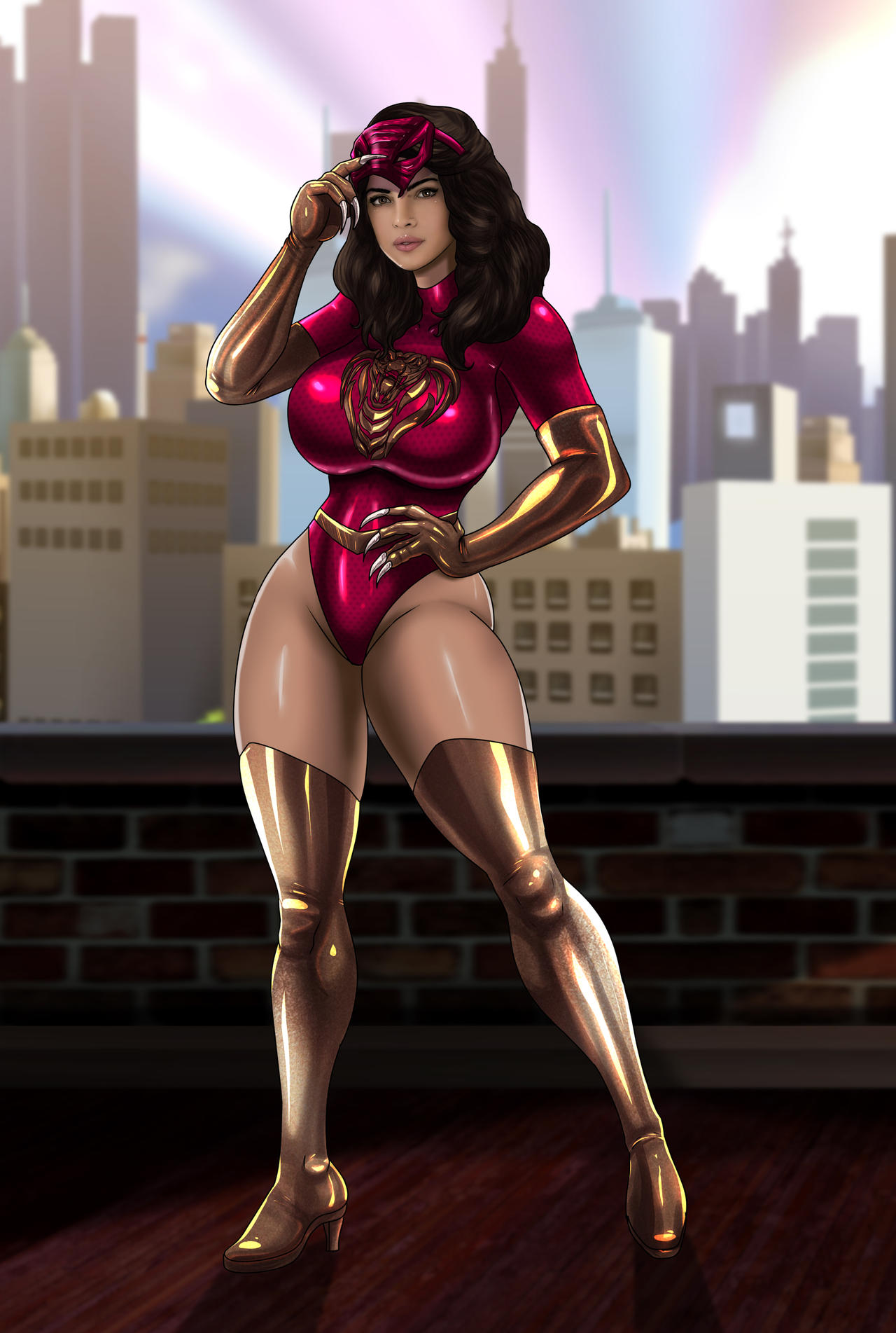 Valkyverse - Crimson Naga by Cartworkstudio