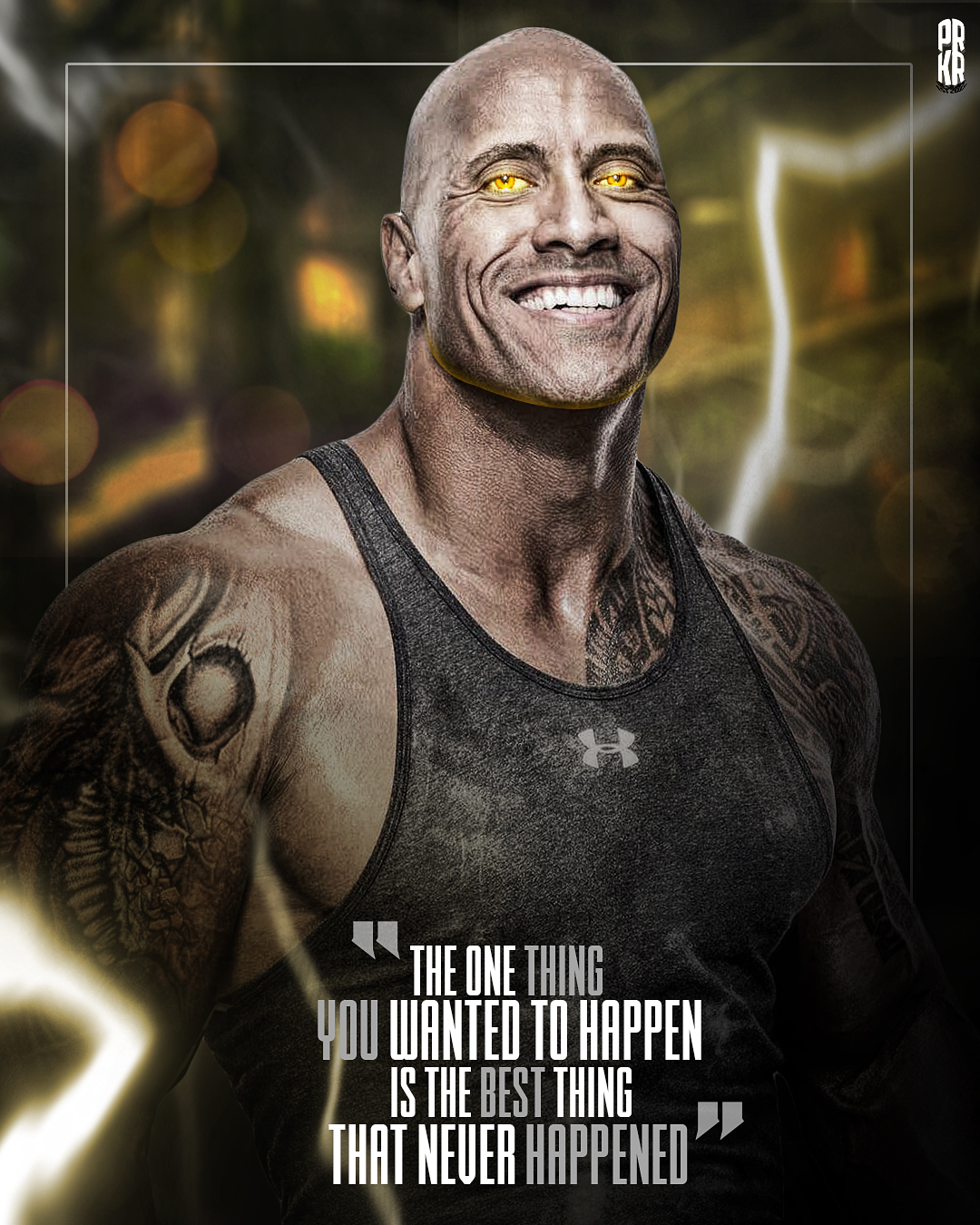 The Rock - Quote (New Tattoo) by PRKRDesigns on DeviantArt The Rock - Quote (New Tattoo) by PRKRDesigns on DeviantArt