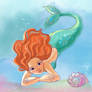 Little Mermaid , illustration, character design