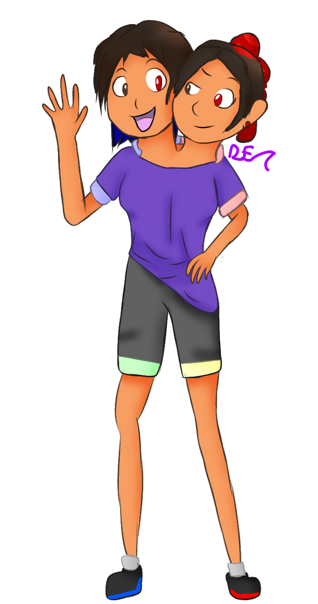 Alyssa and Katey (Sky's Twins) by SharkDrawsStuff on DeviantArt