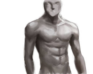 Shirtless man WIP