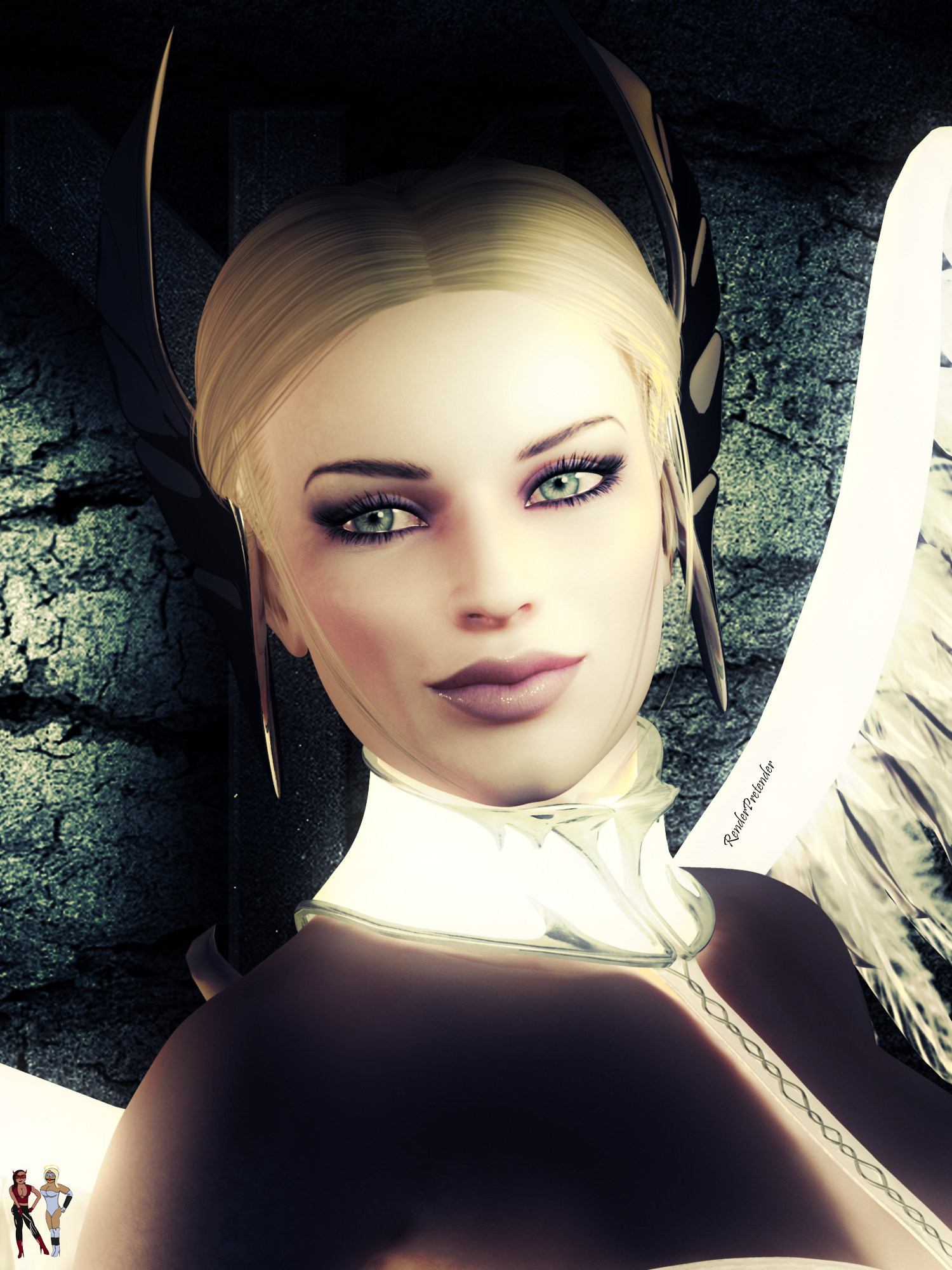 Valkire Close Up by RenderPretender on DeviantArt