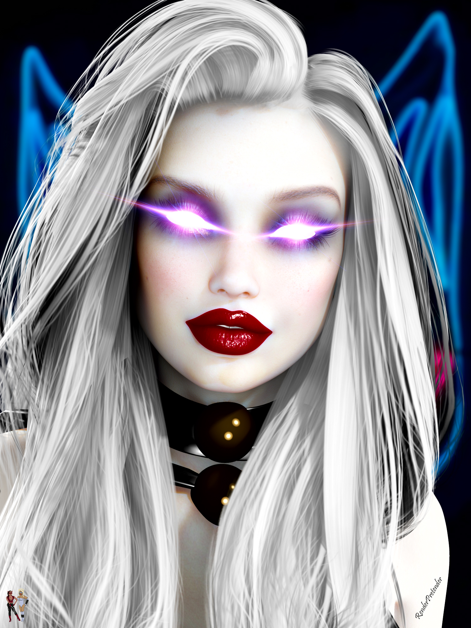 Mesmeratrix Close Up by RenderPretender on DeviantArt