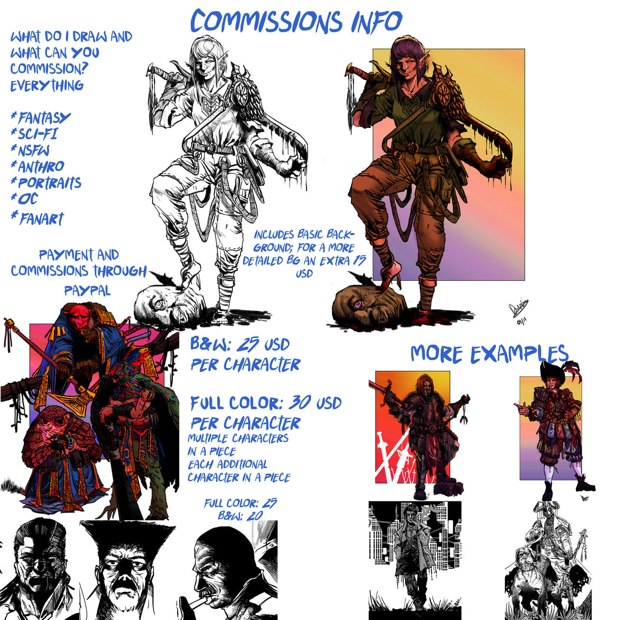 Agent Commission Deviantart Commission Info! by DMonkeyillustrations on DeviantArt