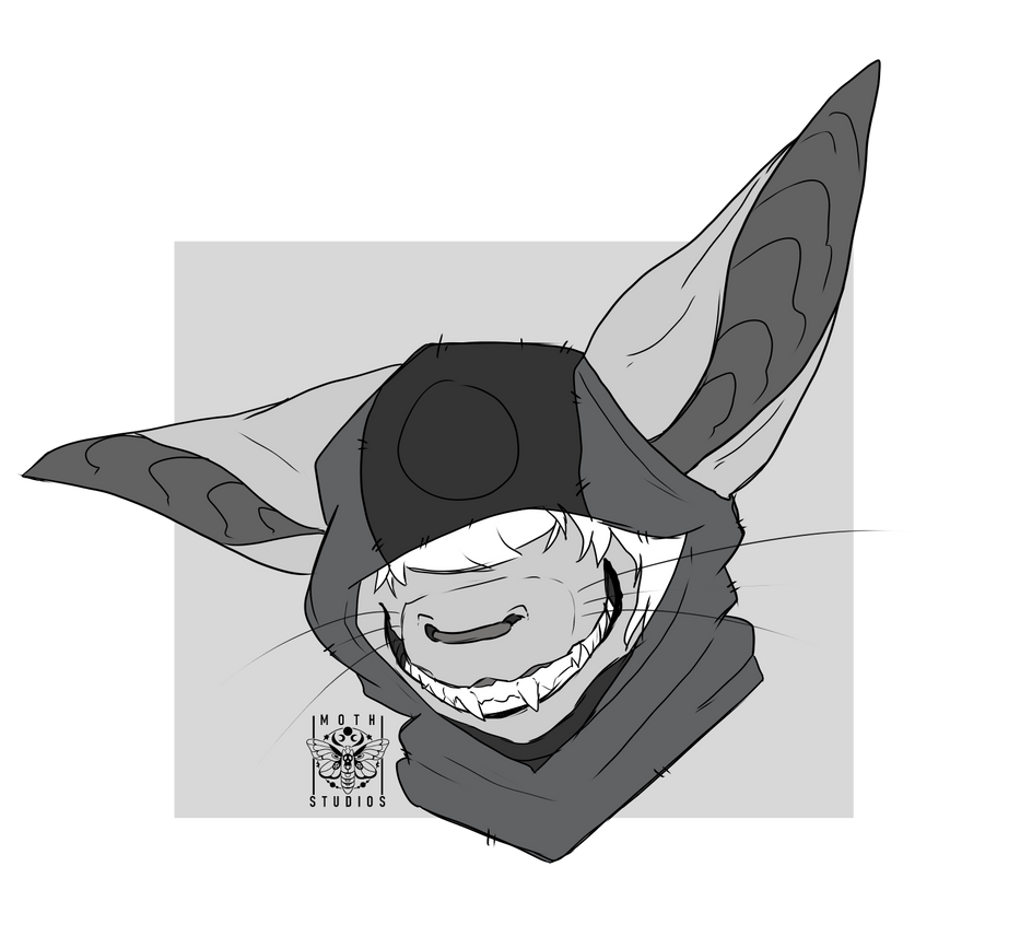 Grayscale Commission by MothVoid on DeviantArt