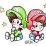 Baby Mario and Baby Luigi