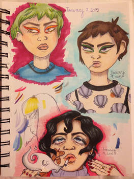 More copic drawings